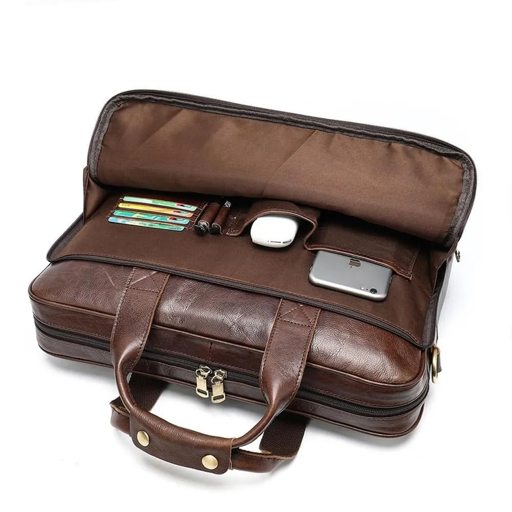 Luxury Exotic Leather Laptop Briefcase