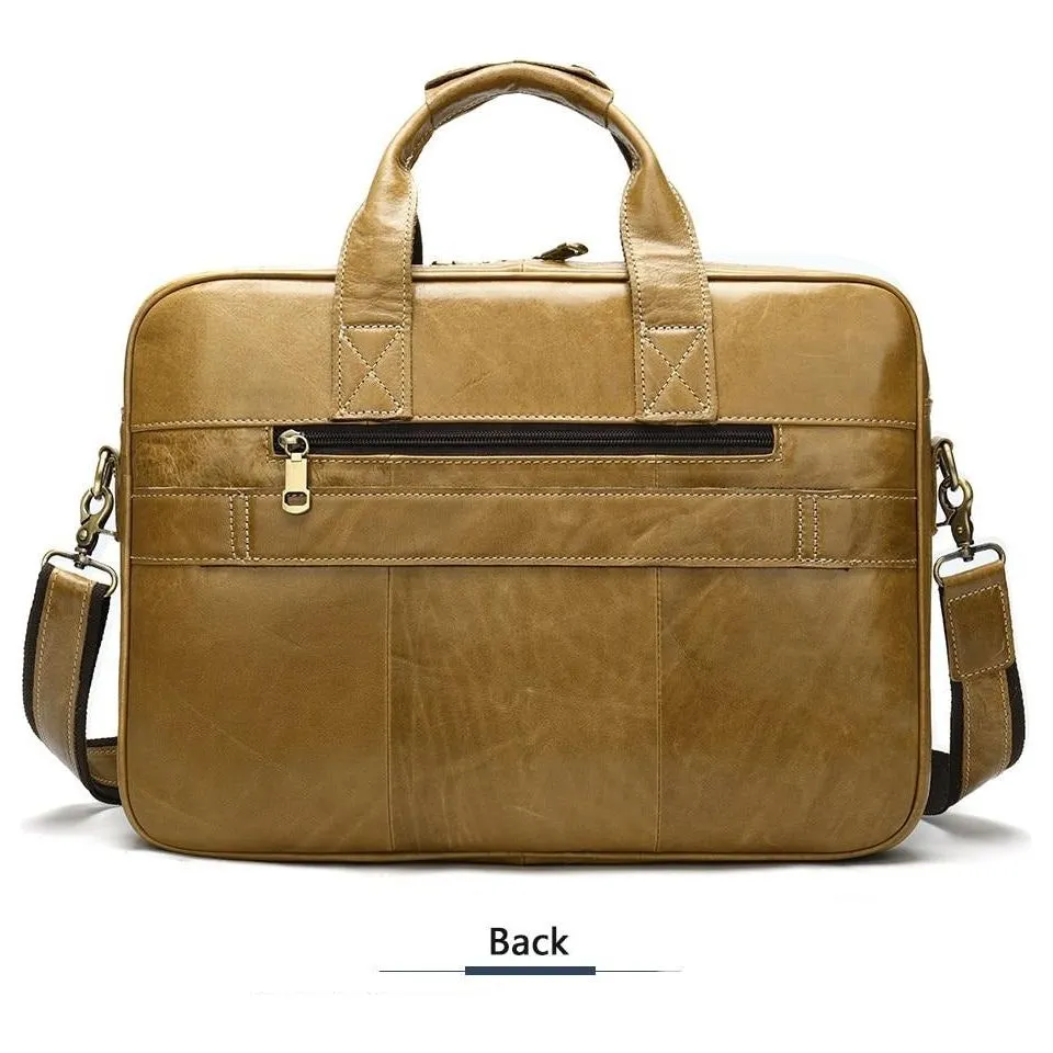 Luxury Exotic Leather Laptop Briefcase