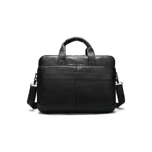 Luxury Exotic Leather Zipper Office Briefcase