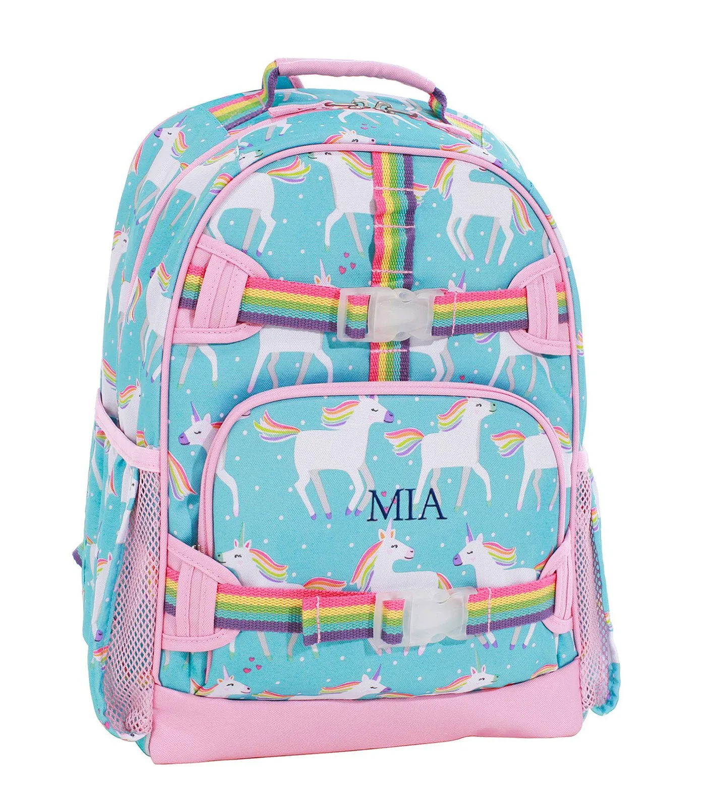 Mackenzie Aqua Unicorn Parade Backpacks