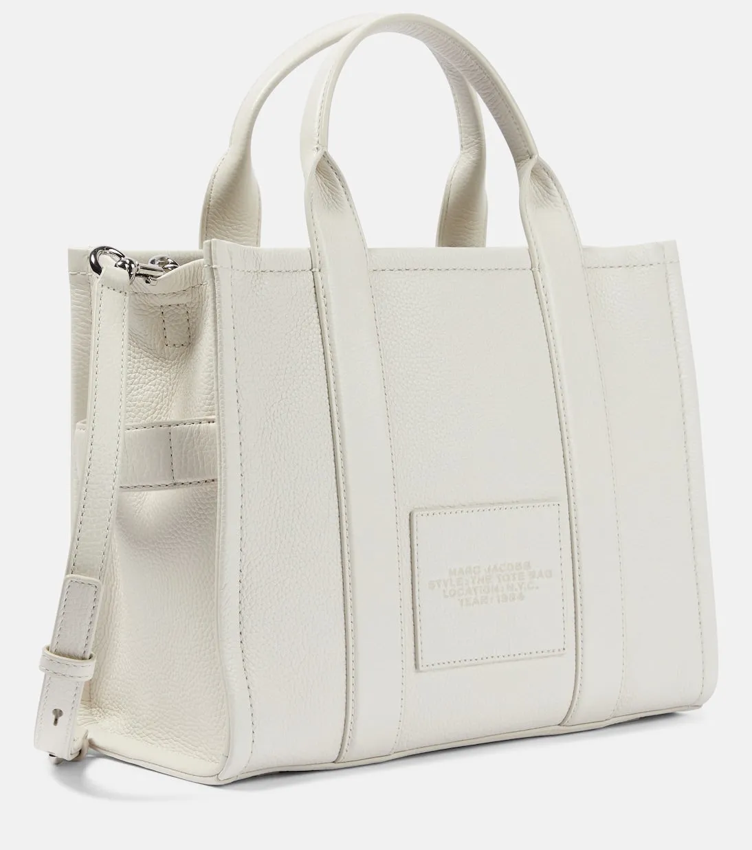 Marc Jacobs Medium Leather Tote, White