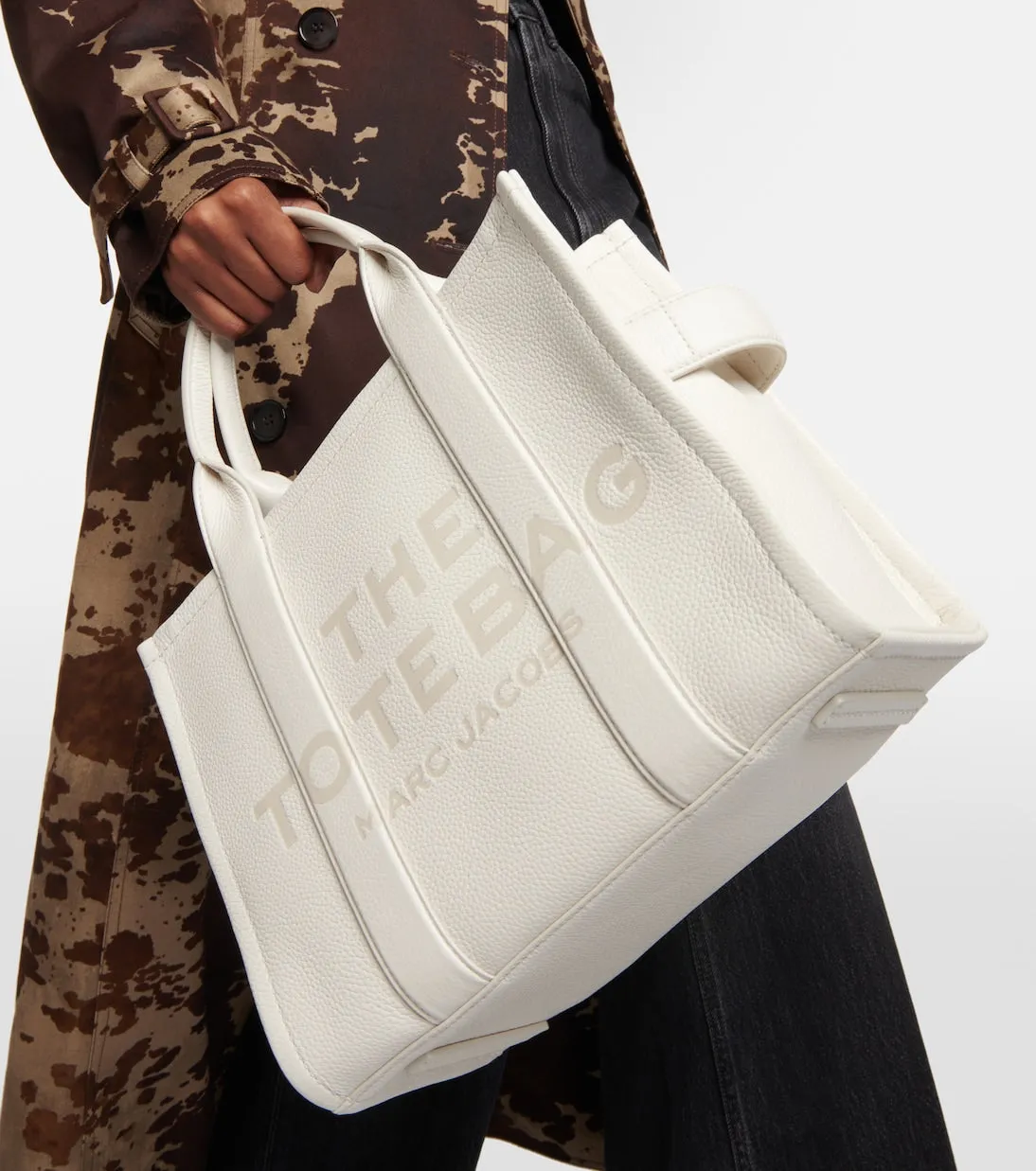 Marc Jacobs Medium Leather Tote, White