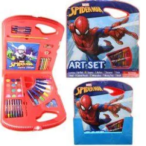 Marvel Spiderman Character Art Tote Activity Set -  Marvel Art Kit & Craft Supplies