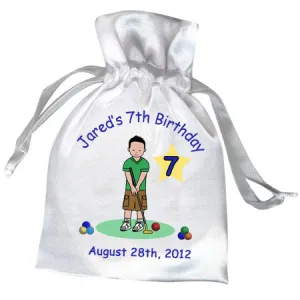 Mini Golf Favor Bag (Design 2) - Boy