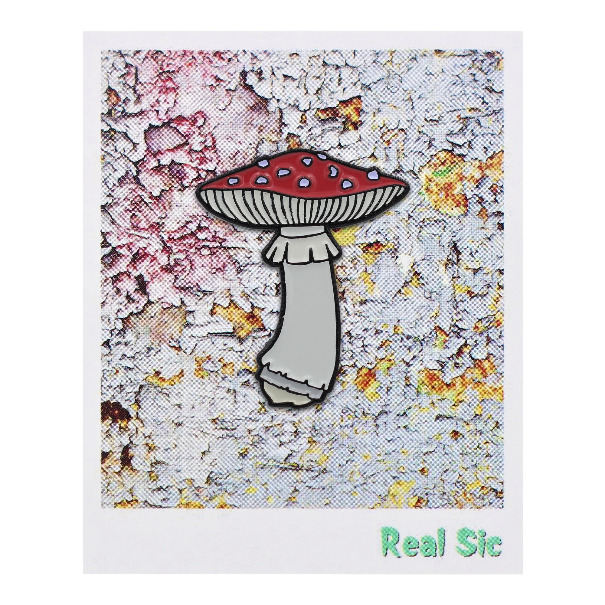 Mushroom Pin - Amanita Muscaria Enamel lapel Pin Shroom Pins