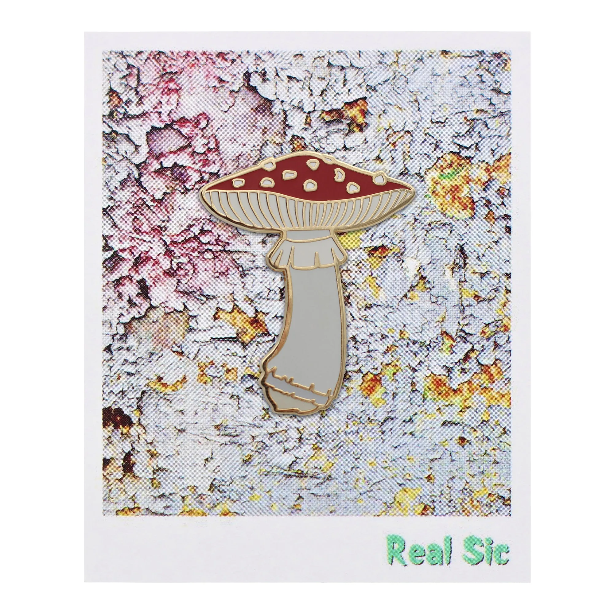 Mushroom Pin - Amanita Muscaria Enamel lapel Pin Shroom Pins