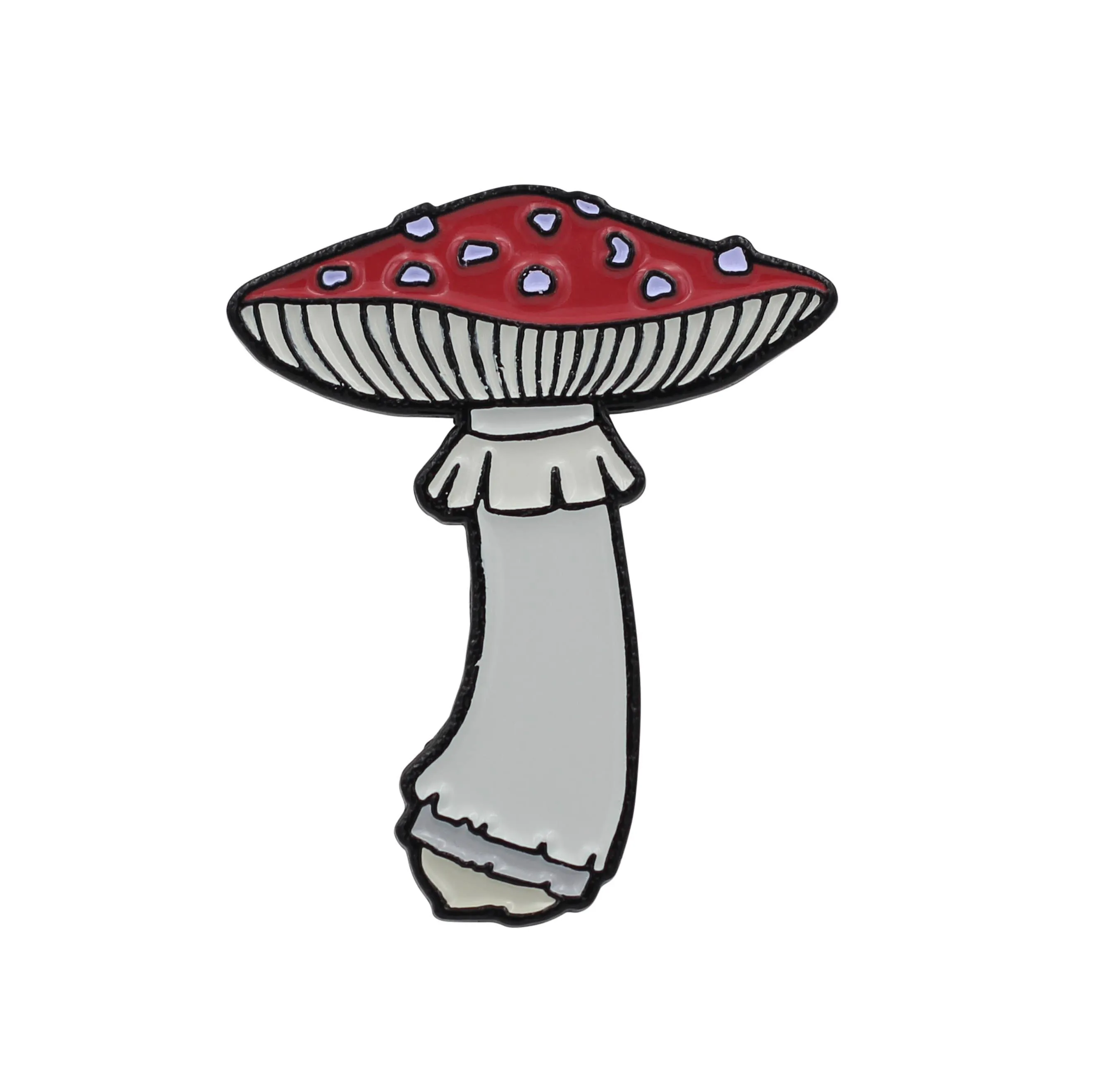 Mushroom Pin - Amanita Muscaria Enamel lapel Pin Shroom Pins