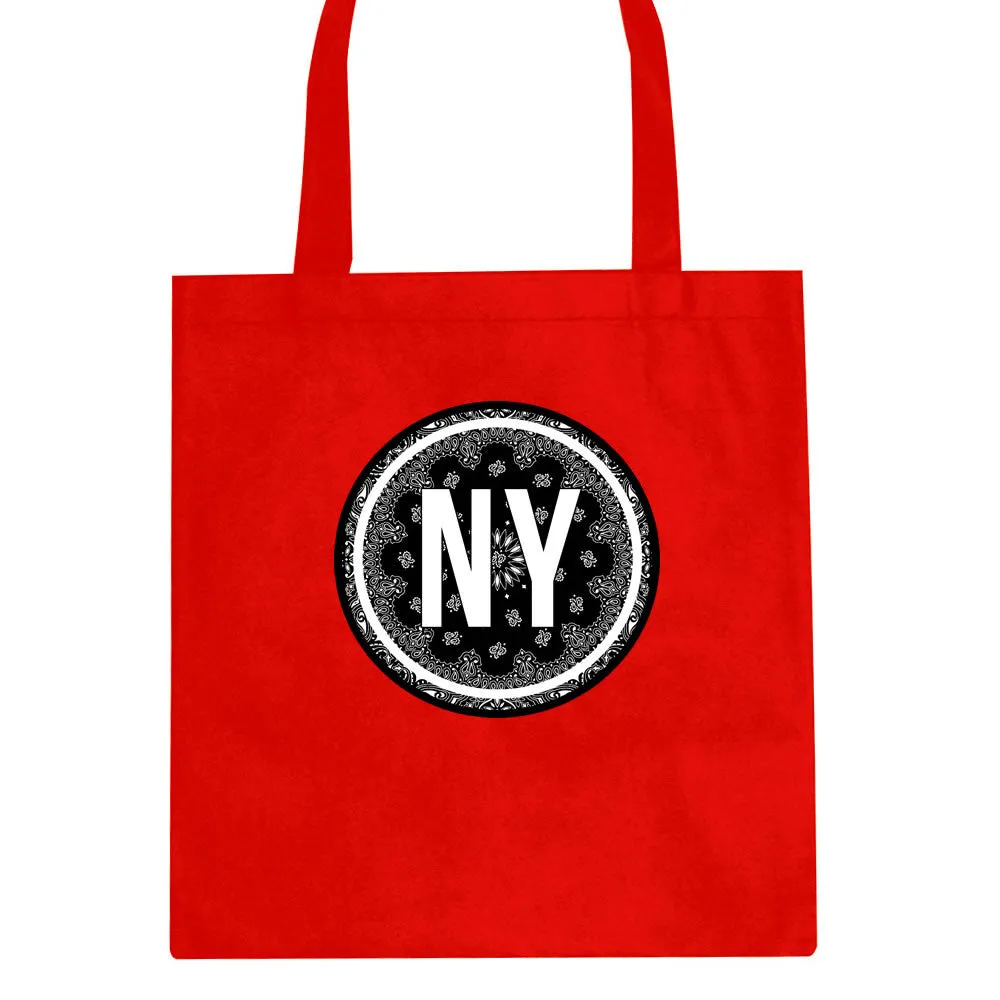 NY Bandana Print New York Tote Bag