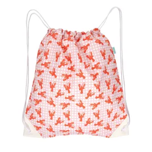 Pink Lobster Swim Bag