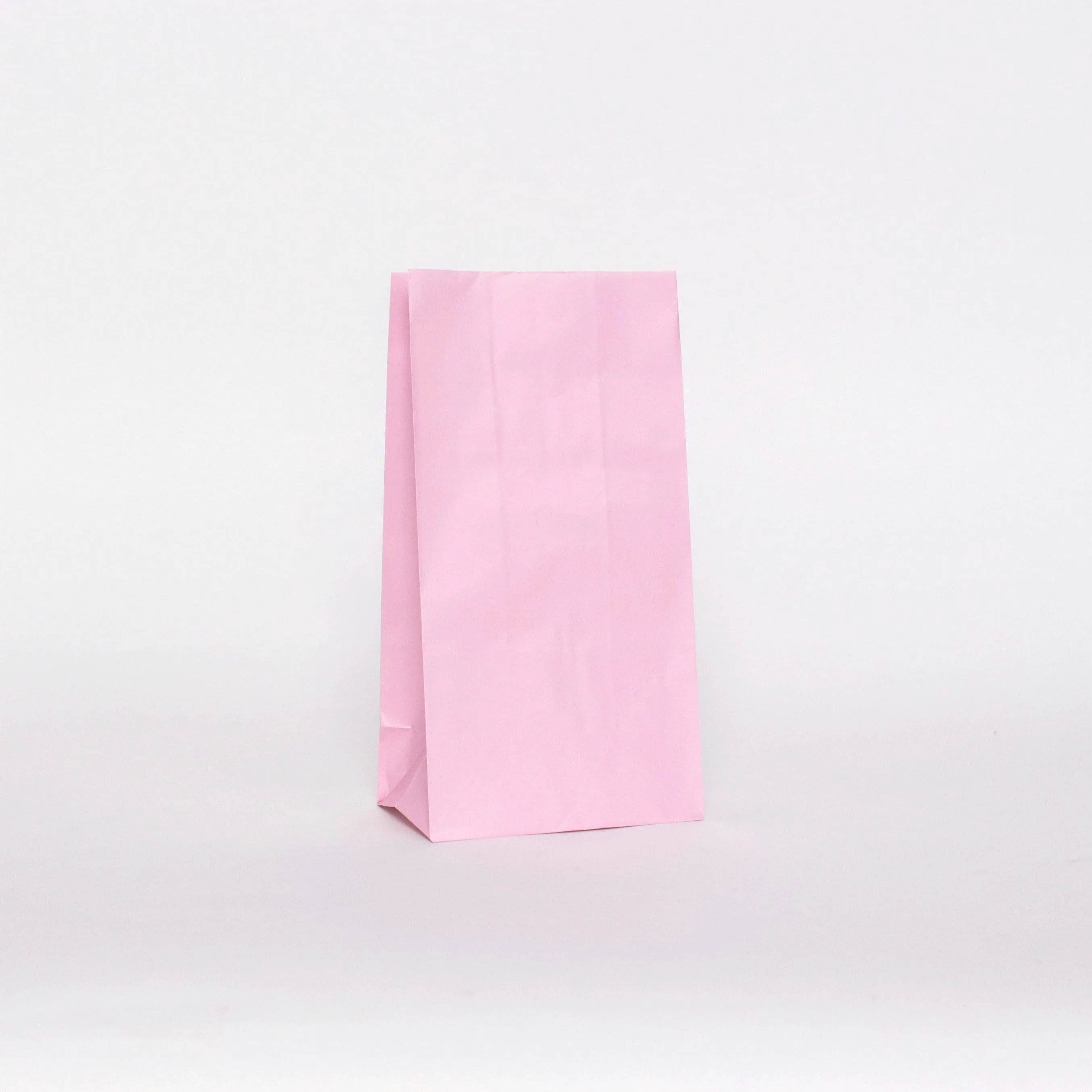 Plain Party Bags Pale Pink (12 Pack)