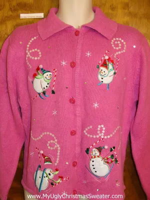 Pretty in Pink Ugliest Christmas Sweater