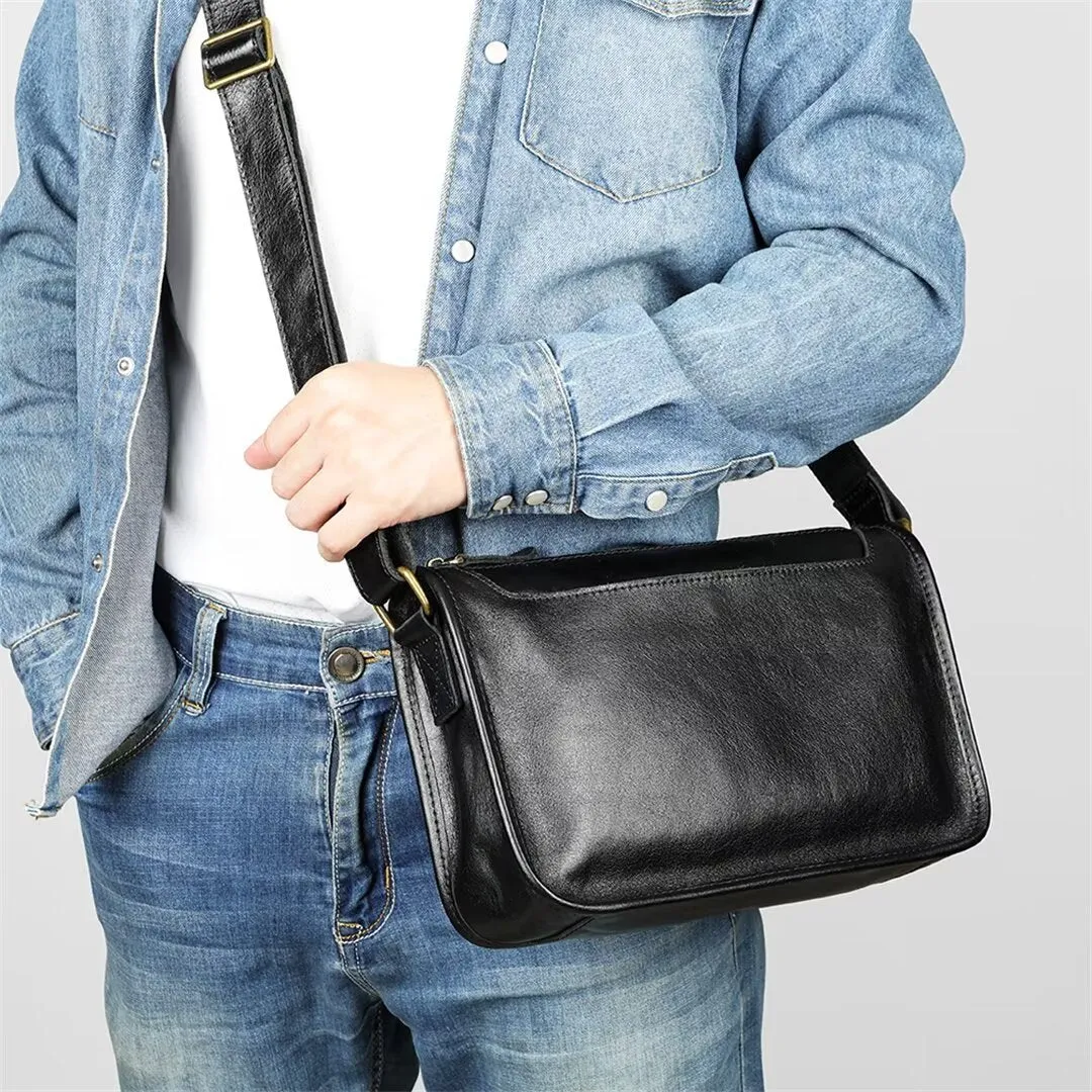 Regal Refined Men's Leather Tote