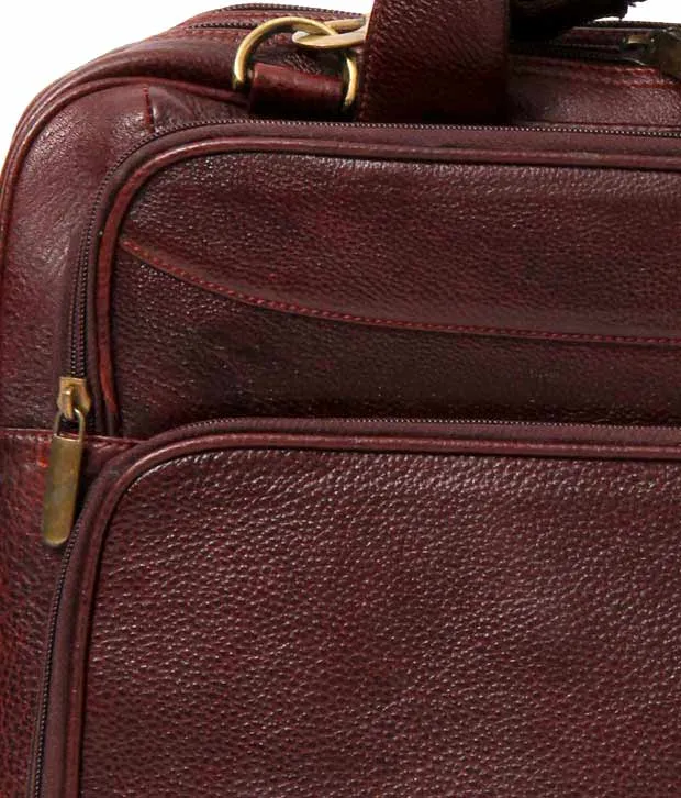 RL Leather Laptop Messenger Office 16inch Bag for Men