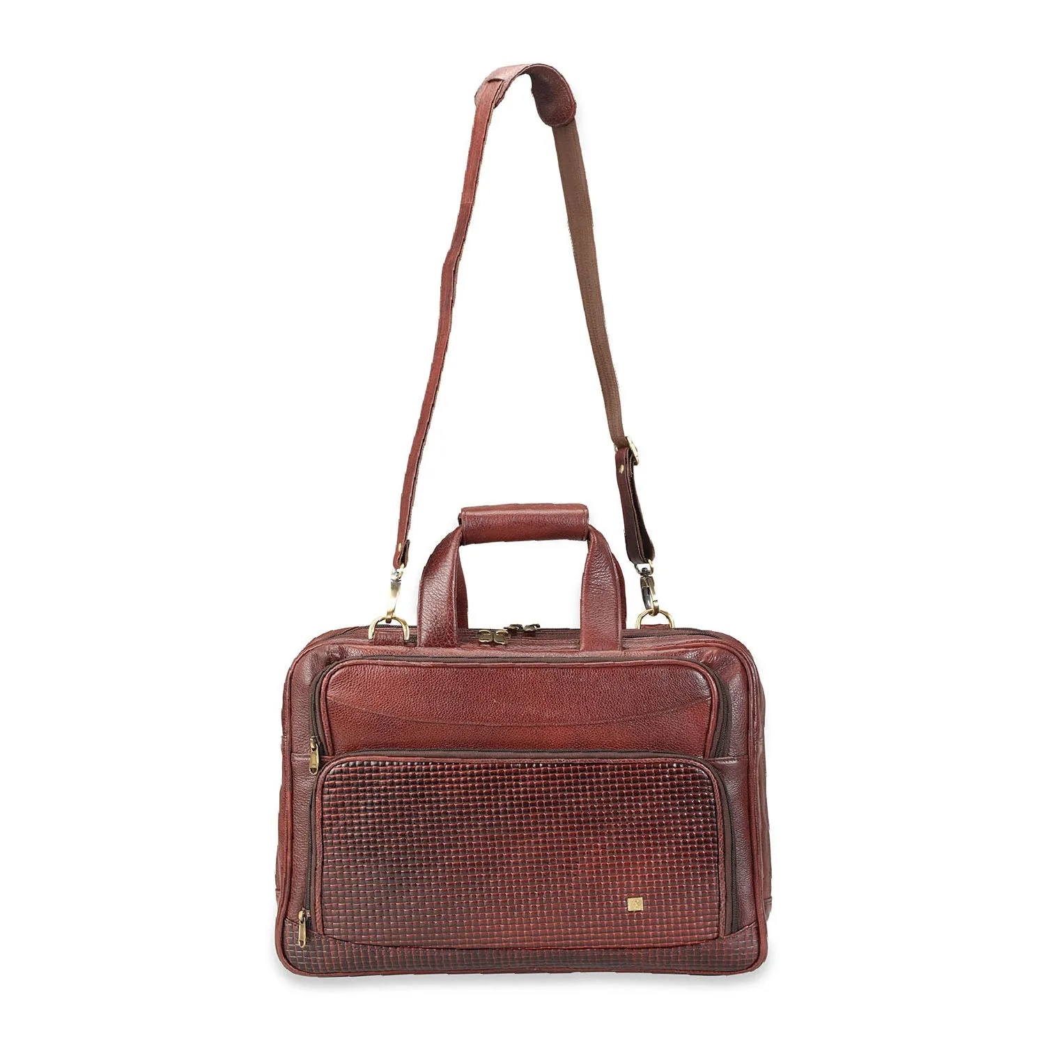 RL Leather Laptop Messenger Office 16inch Bag for Men