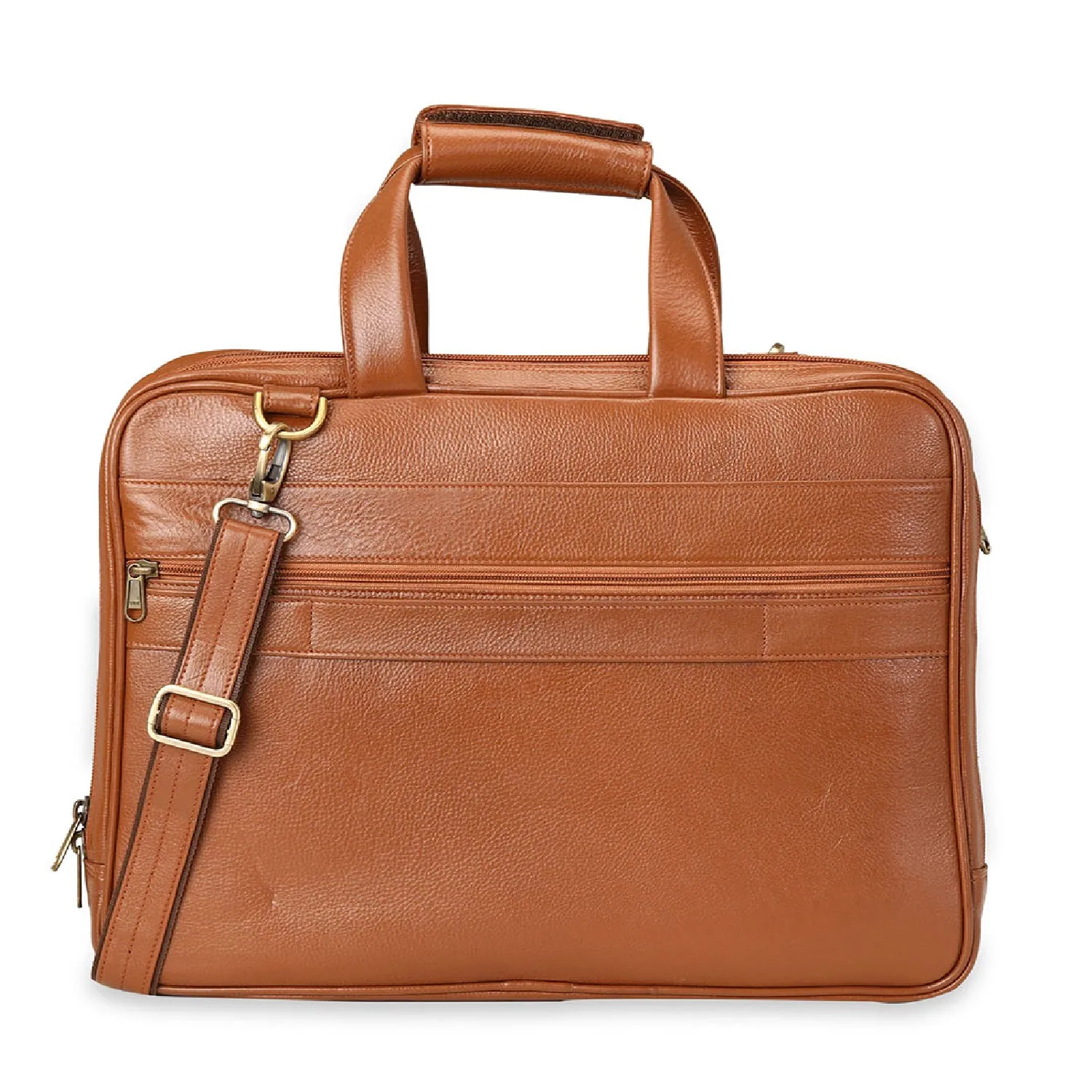 RL Leather Laptop Messenger Office 16inch Bag for Men