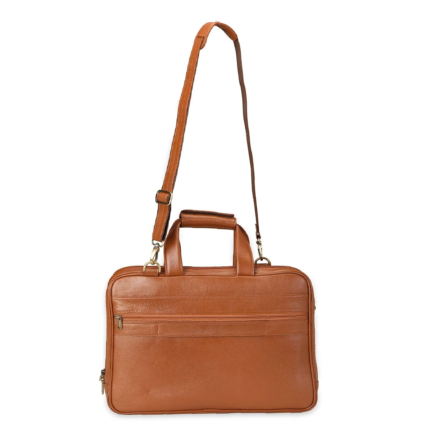 RL Leather Laptop Messenger Office 16inch Bag for Men