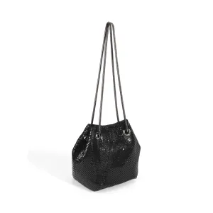 SELENA- BLACK BUCKET BAG