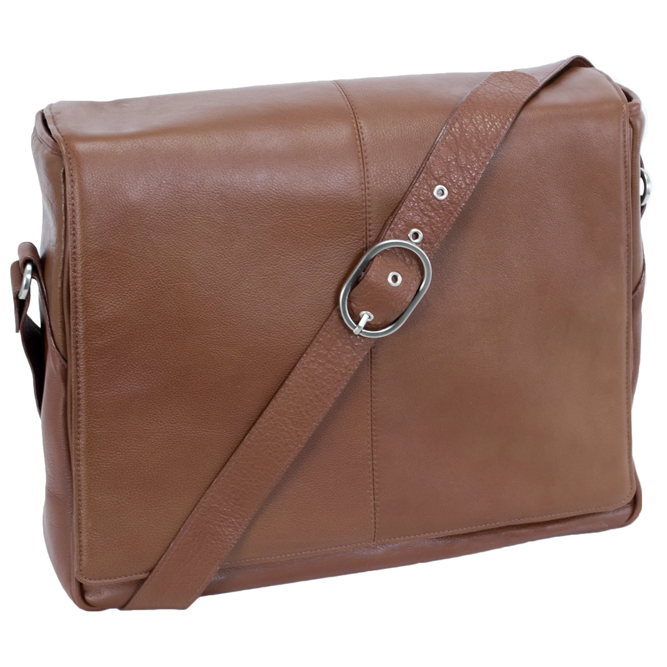 Siamod San Francesco 13.3" Leather Messenger Bag