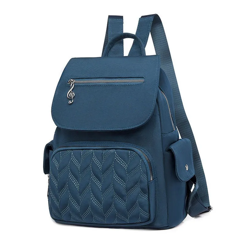 Solid Color Women Shoulder Backpacks