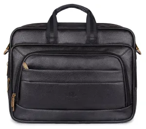 THE CLOWNFISH Vision Series Men's and Women's Laptop Bag for 15.6-inches Laptops (Jet Black)