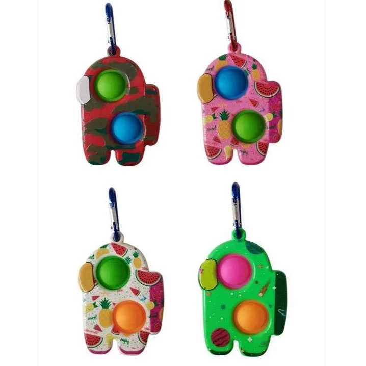 The Keychain Pop Fidget - Various Styles