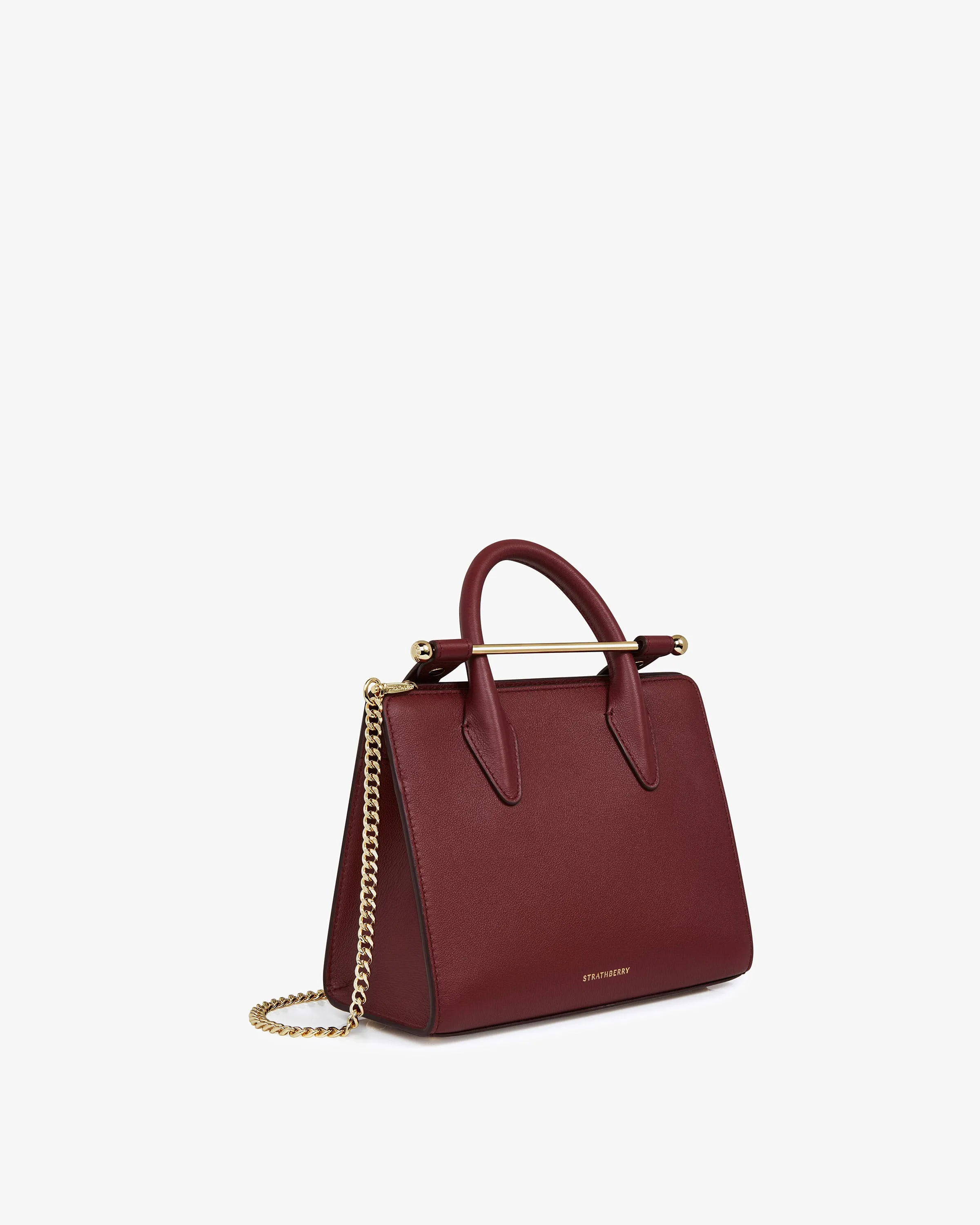 The Strathberry Mini Tote - Oxblood