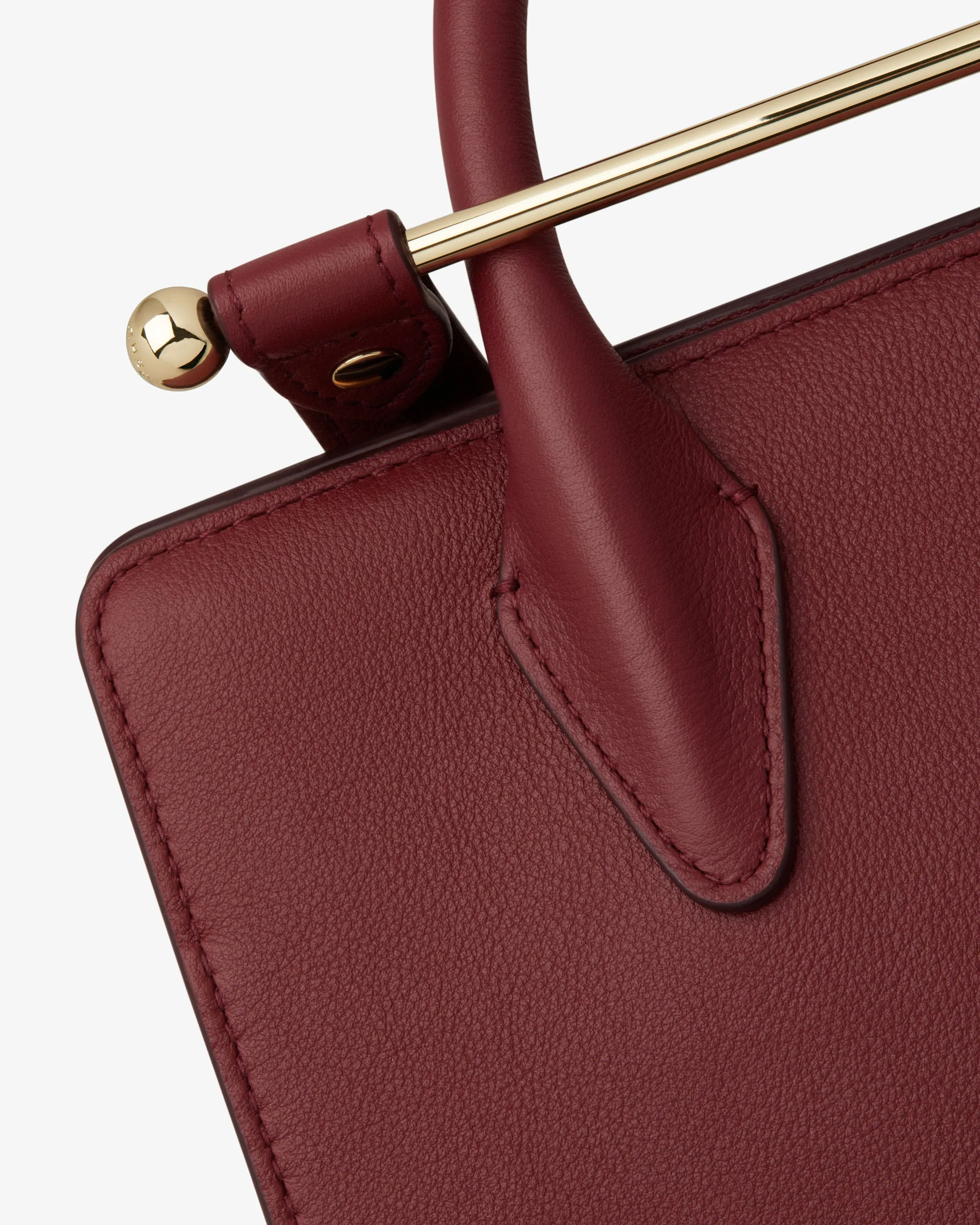 The Strathberry Mini Tote - Oxblood