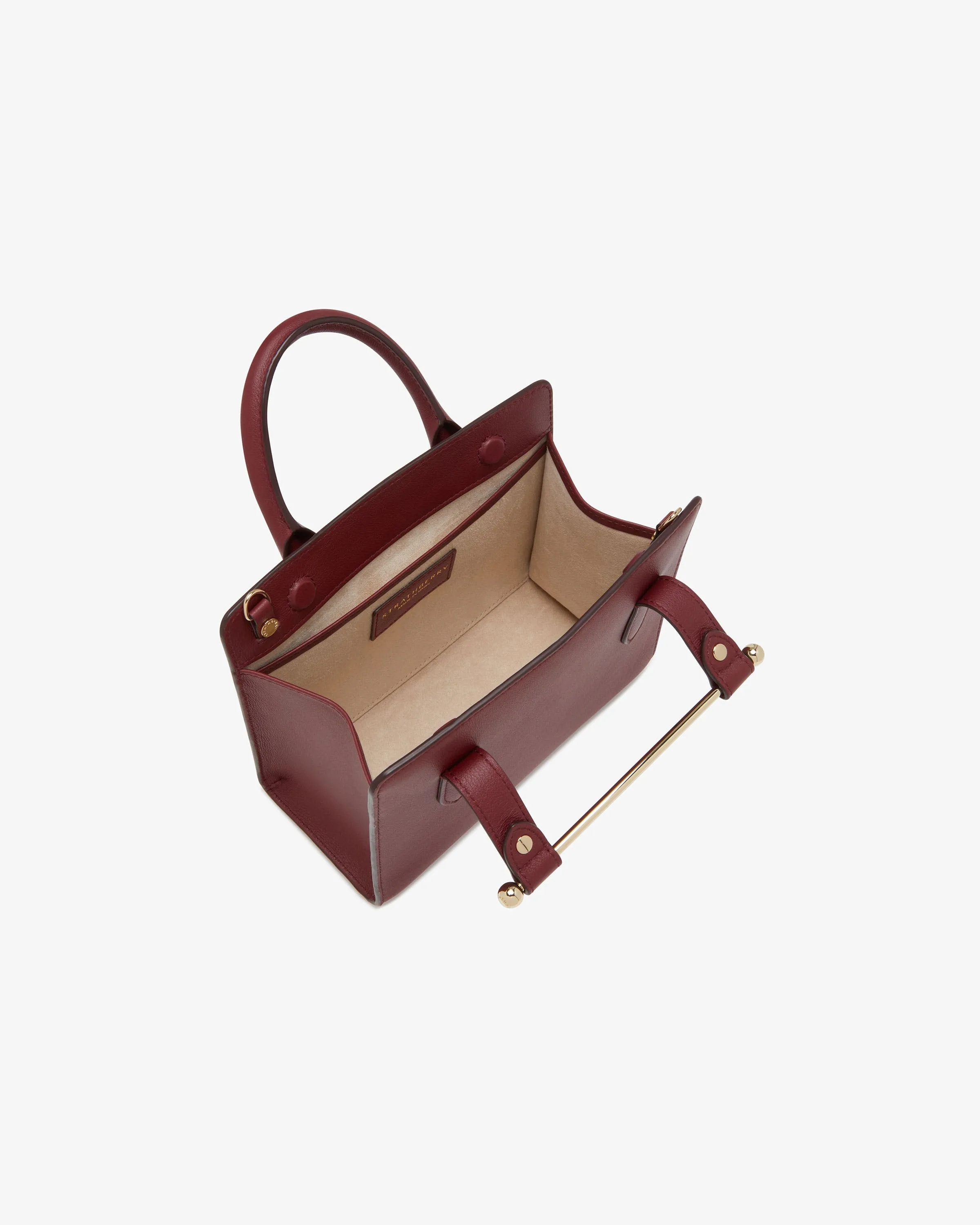 The Strathberry Mini Tote - Oxblood