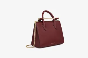 The Strathberry Mini Tote - Oxblood