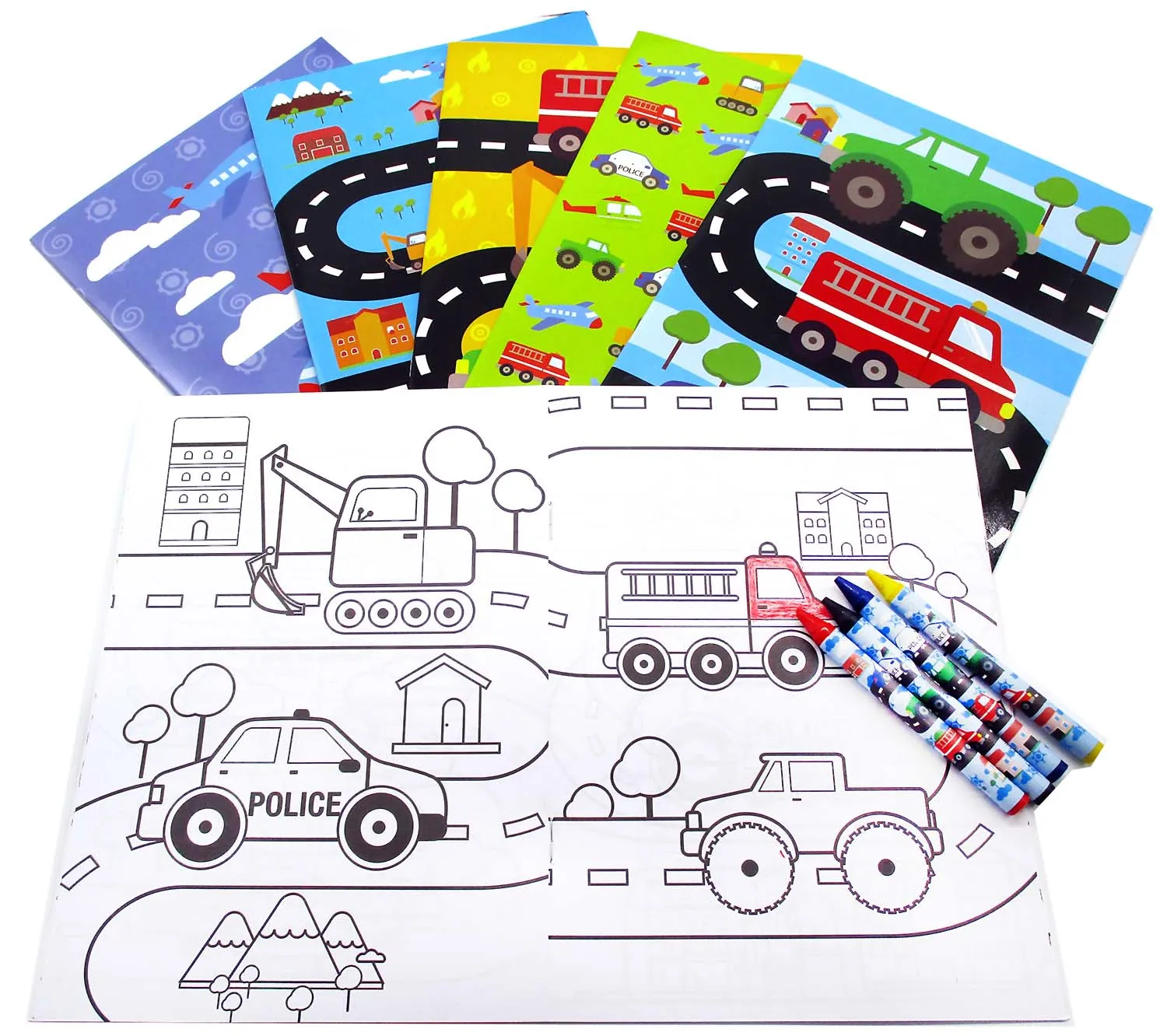 Vehicle Party Favor Bundle for 12 Kids