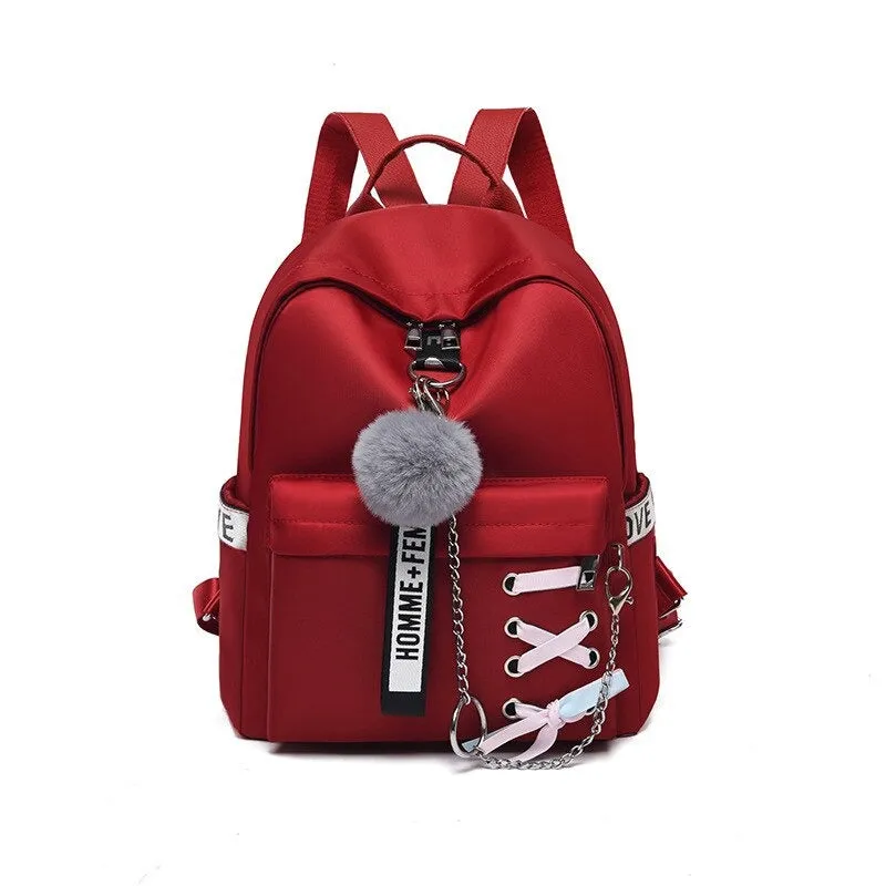 Waterproof Ribbons Backpack For Women