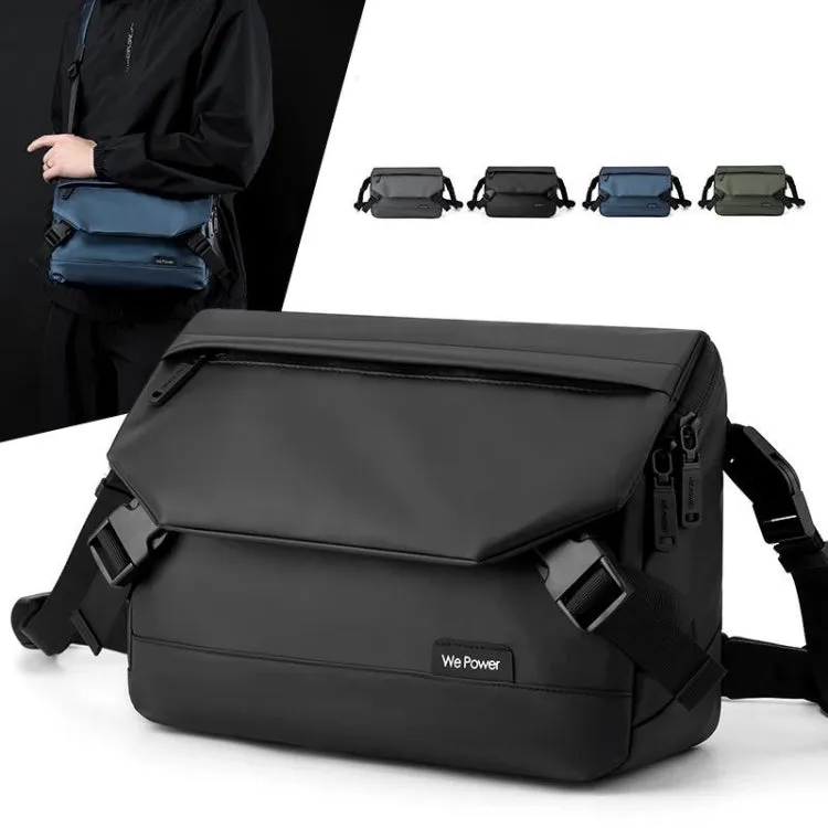 WEPOWER Simple Men Casual Holding Messenger Bags(Black)