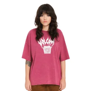 Womens Voltrip T-shirt Wine