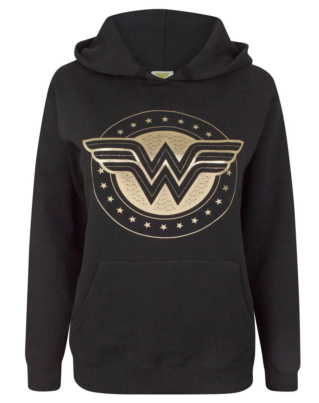 Wonder Woman Foil Shield Women's Hoodie